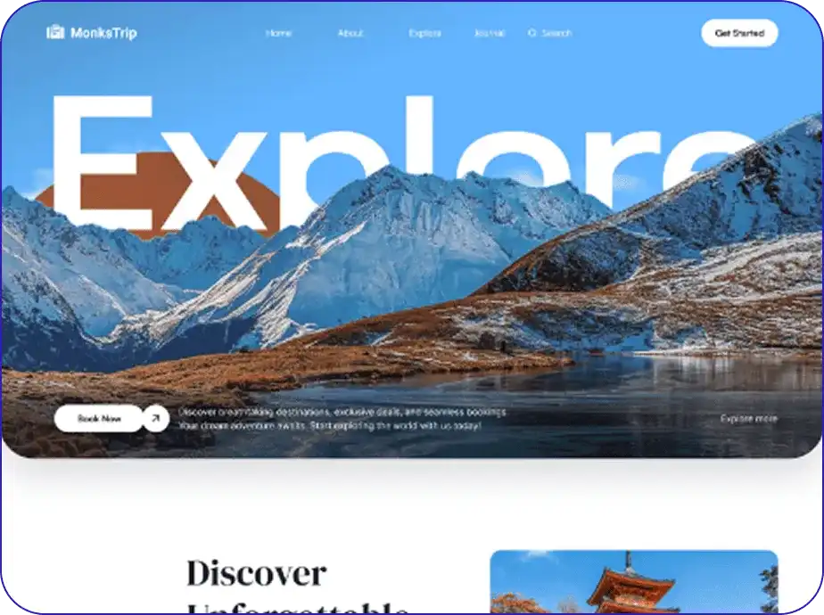 responsive development for travel agency by hoffstee