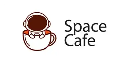 custom branding and logo design for Space Cafe